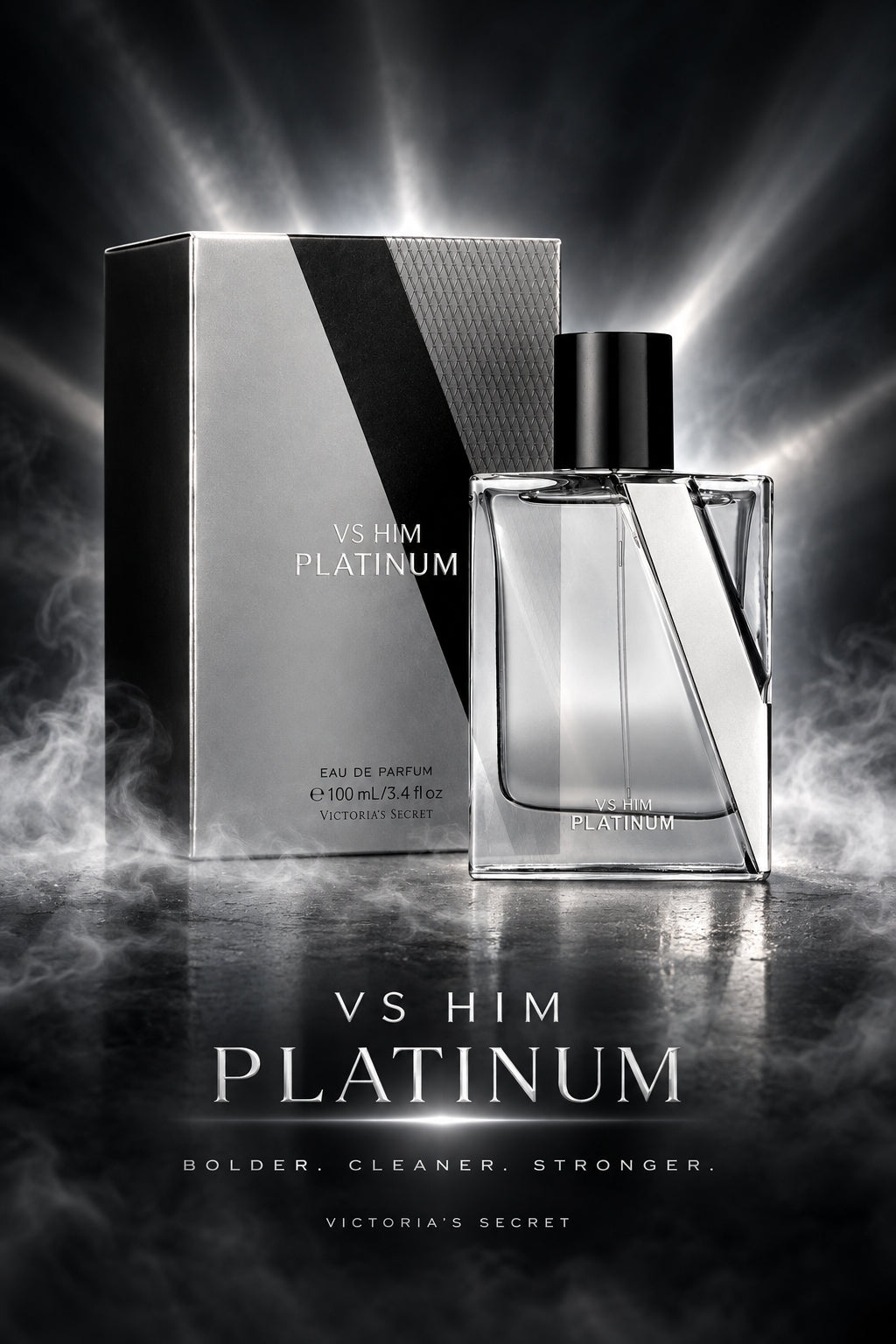 Victoria's Secret VS Him Platinum Men's Cologne (3.4 oz)