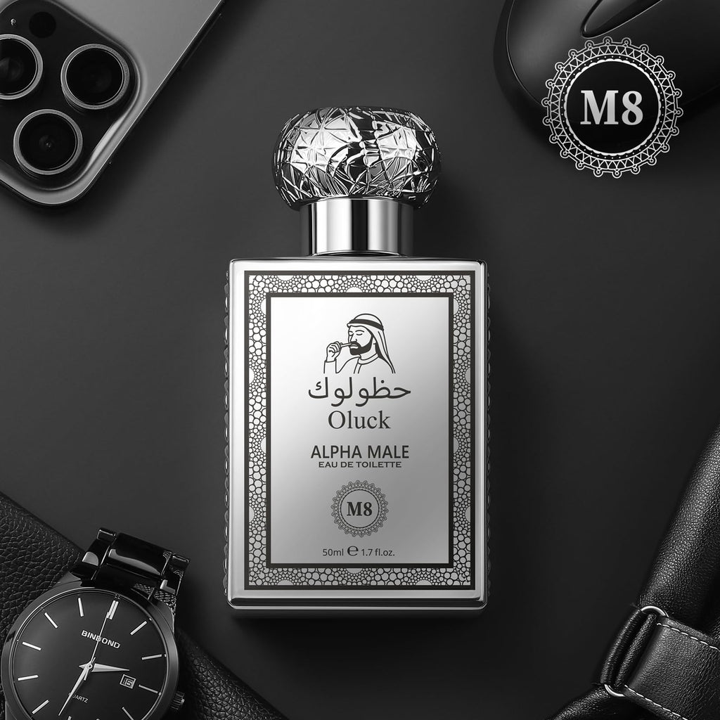 Oluck Gulf Night Perfume M7 Cologne for Women & Men, Lemon Pineapple Nutmeg Cedarwood Vanilla Notes, Middle Eastern Fragrance