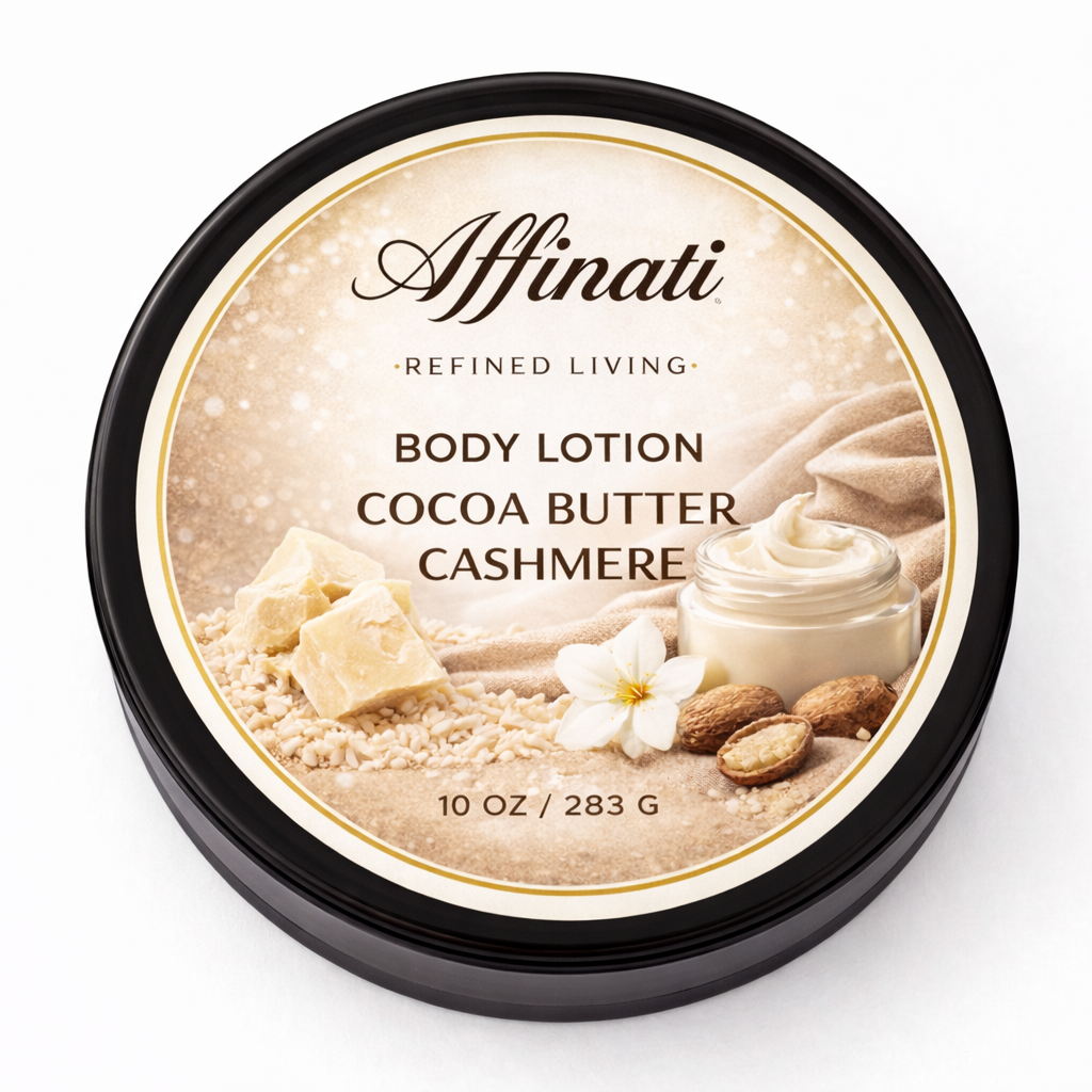 Cocoa Butter Cashmere Body Lotion – Hydrating Moisturizer (10 OZ)