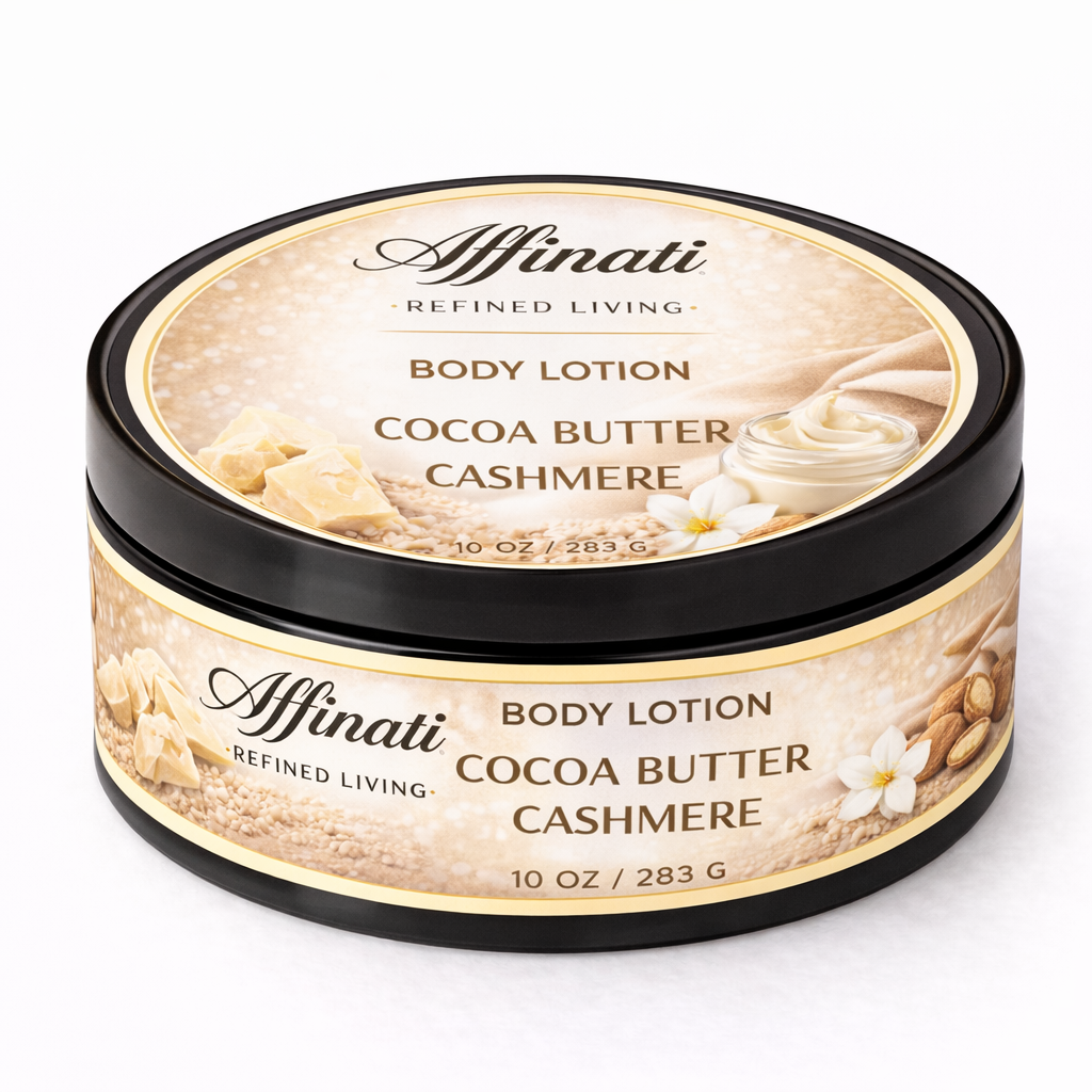 Cocoa Butter Cashmere Body Lotion – Hydrating Moisturizer (10 OZ)
