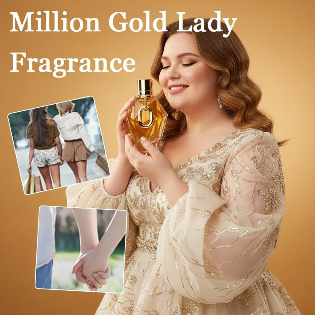 Million Gold For Women EDP | Long-Lasting Oriental Floral Perfume With Rose, Patchouli & Oud | Luxury Woody Fragrance