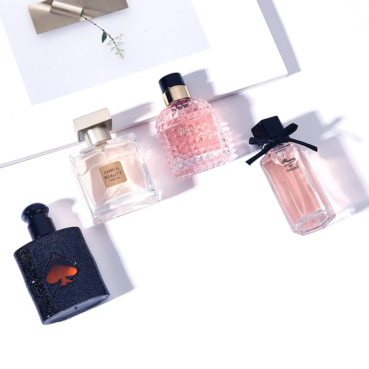 Aroma beauty Women's Perfume 105ml Four-Piece Set with Fresh Long-Lasting Eau De Parfum Gift Box Plant Floral Scent