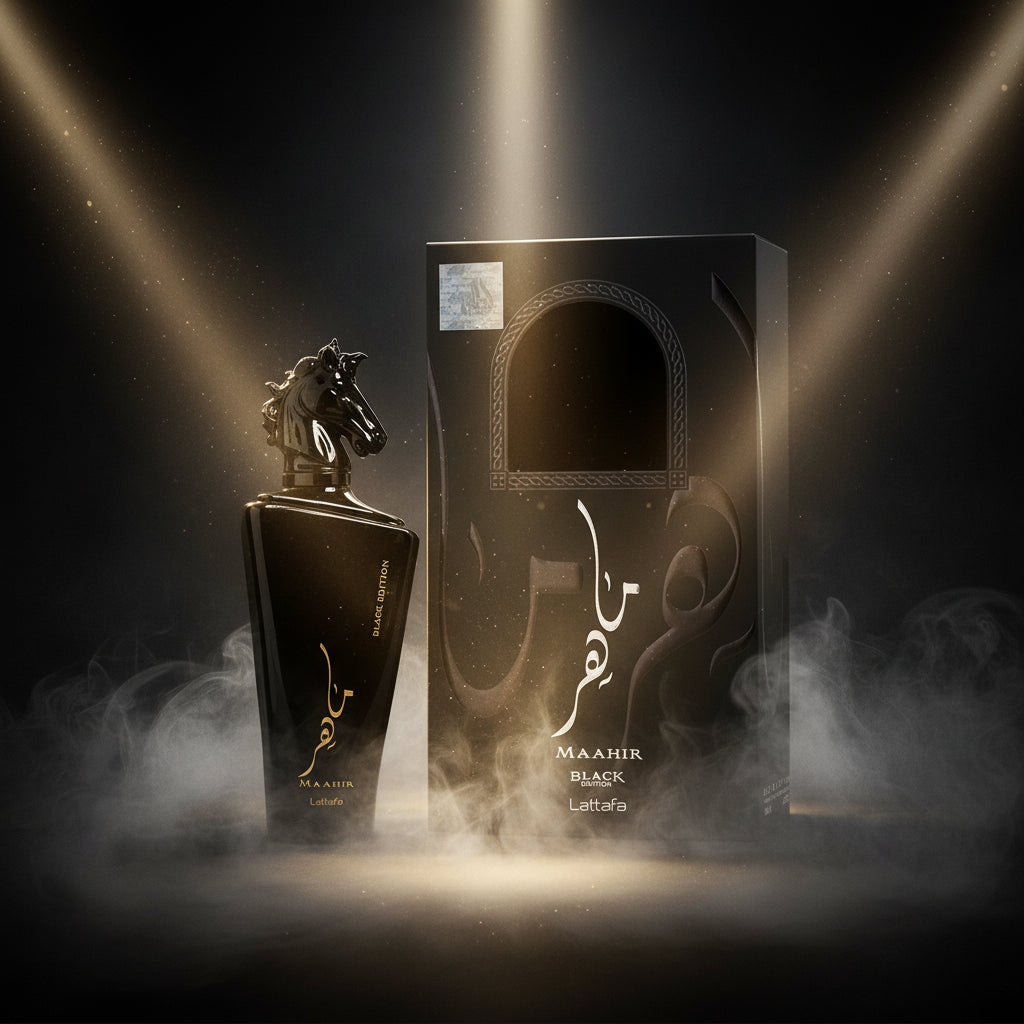 LATTAFA MAAHIR BLACK EDITION by Lattafa EAU DE PARFUM SPRAY 3.4 OZ