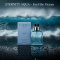 Eternity Aqua by Calvin Klein Eau De Toilette Spray 3.4 oz for Men