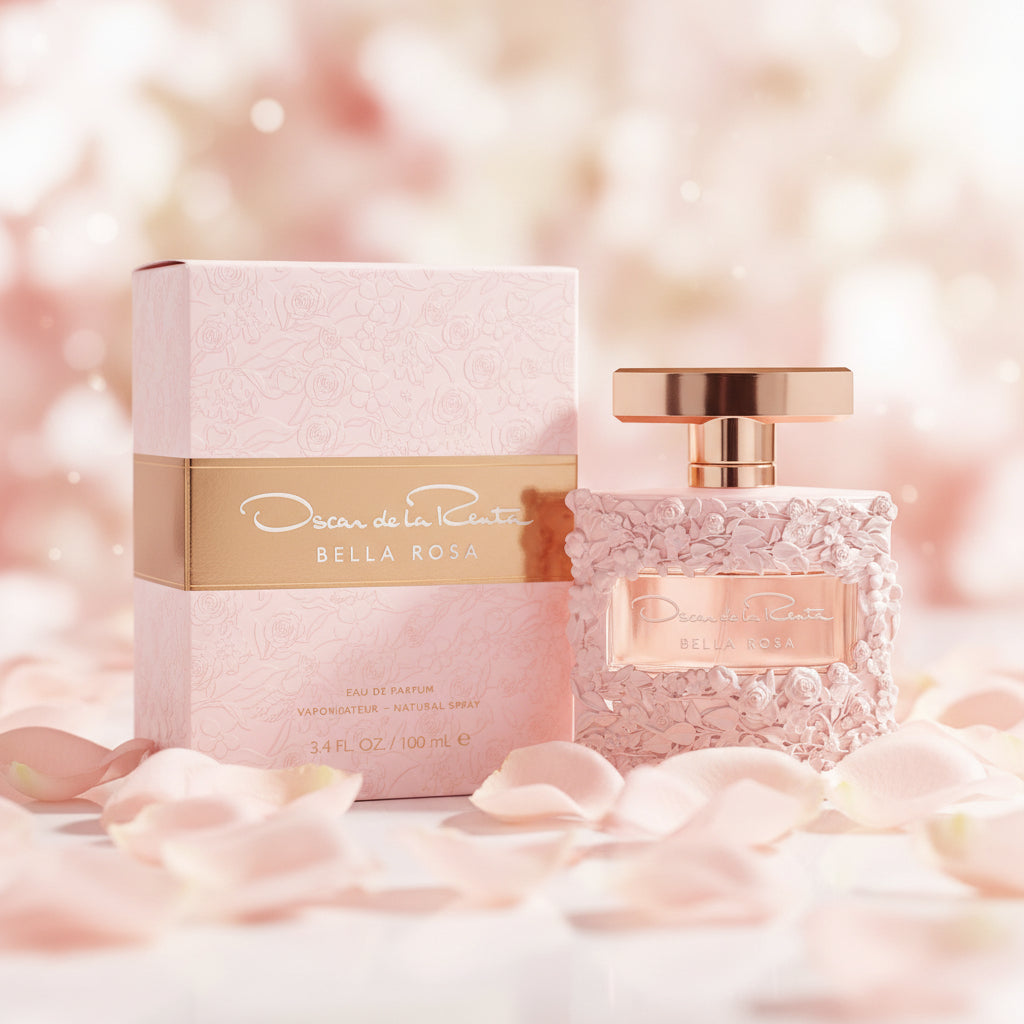 Bella Rosa by Oscar De La Renta Eau De Parfum Spray 3.4 oz for Women