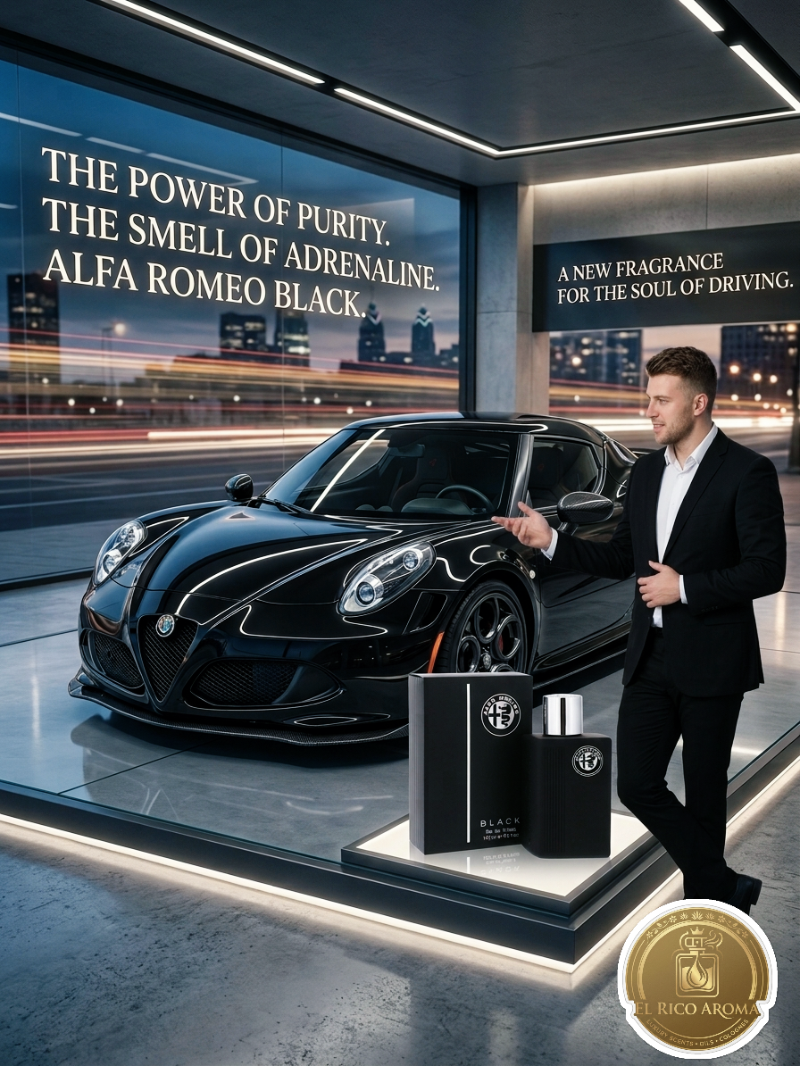 Black By Alfa Romeo Cologne for Men