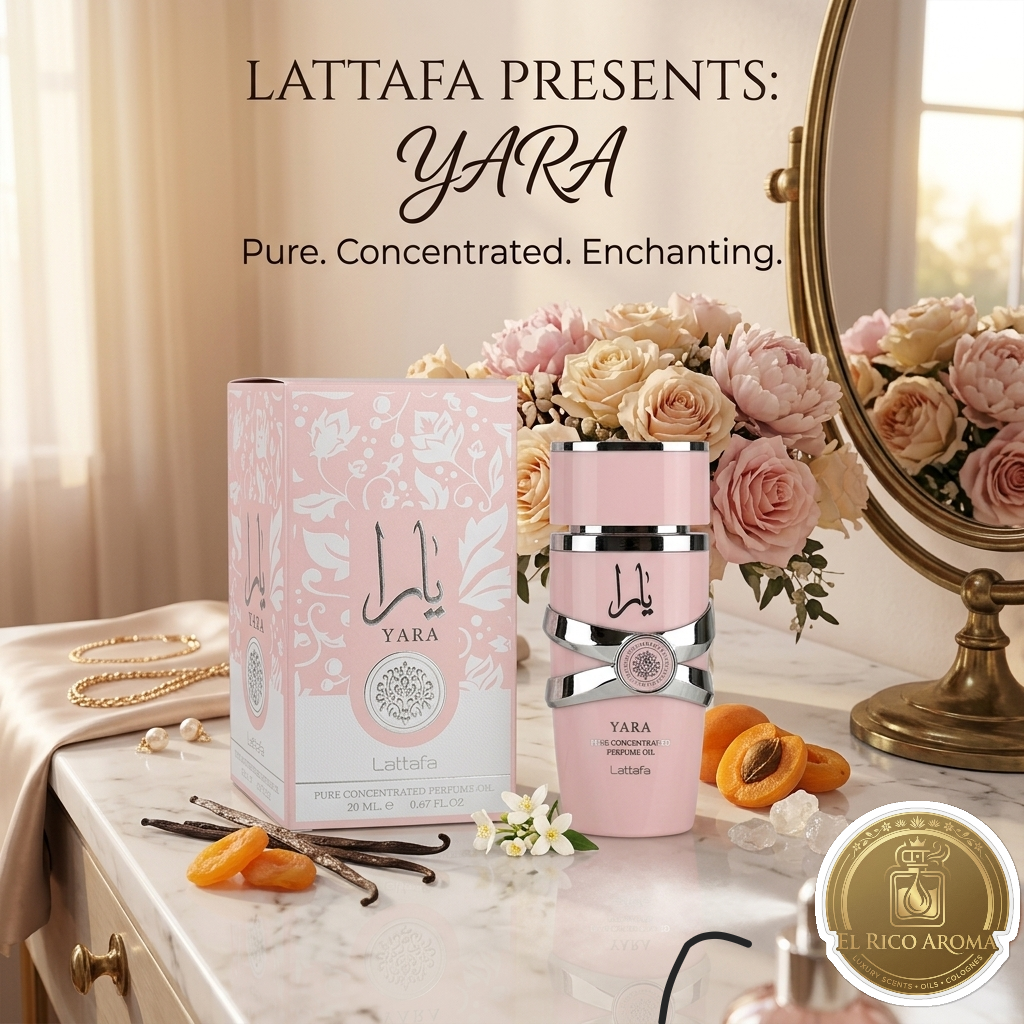 Yara, 0.67 oz Aceite de Perfume Concentrado para Mujer