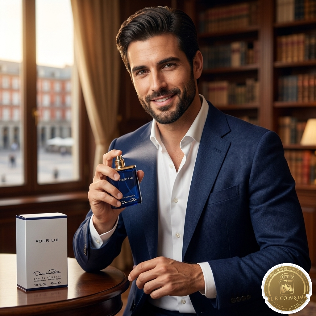Oscar Pour Lui de Oscar de la Renta Eau de Toilette Vaporizador 3 oz para Hombre