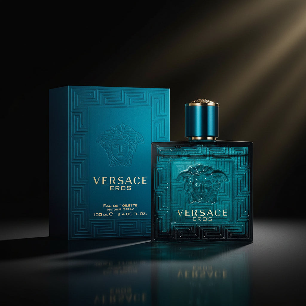 Versace Eros for Men Cologne – 100 ML (3.4 oz) EDT Spray